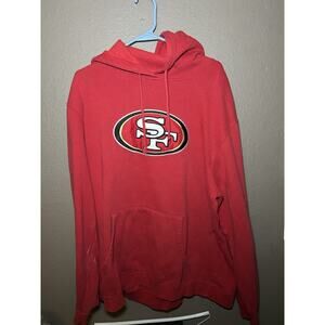 Vintage San Francisco 49ers hoodie (L), red NFL sweatshirt